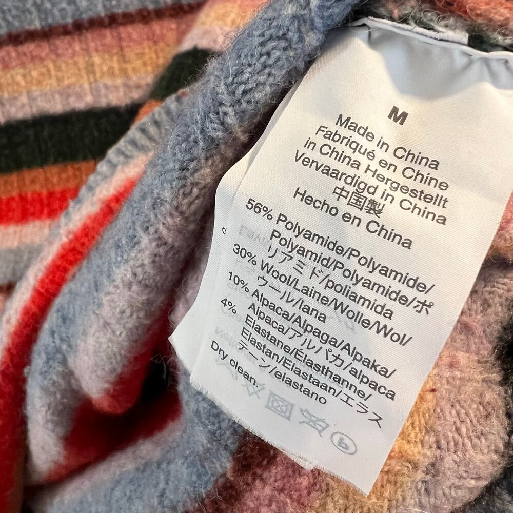 Madewell Multicolor Striped Pullover Sweater Size M - Picture 4 of 7